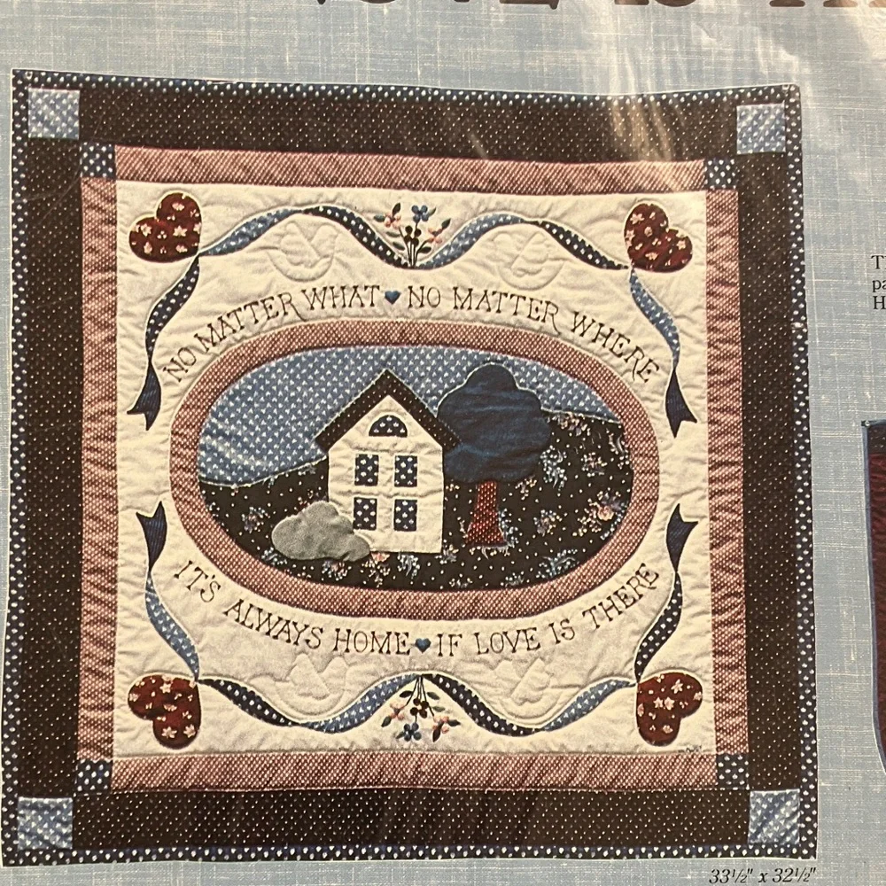Vintage Quilt Pattern Cozy Homemade Quilting 1983 80s Fabric Arts Instructions